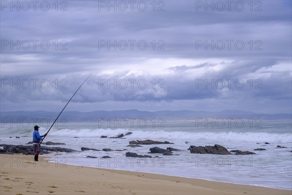 Anglers on the beach
