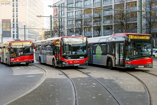 Buses at Duesseldorf main station