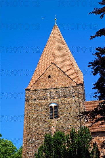 The church of Kirchdorf on the island of Poel