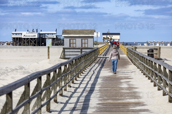 Pier to Sankt Peter-Ording beach