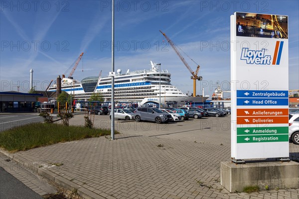 Aida Diva at Lloyd Werft Bremerhaven