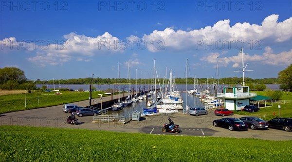 Jork marina on the Elbe