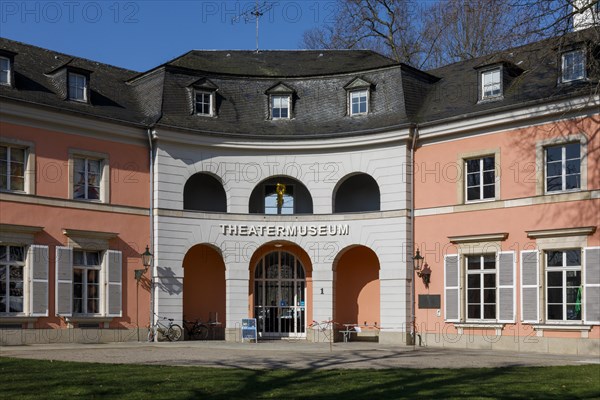 Duesseldorf Theatre Museum with the Dumont Lindemann Archive in the Hofgaertnerhaus in the Hofgarten