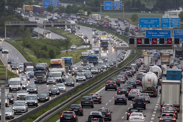 A8 motorway at Stuttgart junction