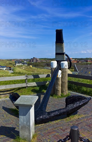 Memorial plaque and anchor on the Georgshoehe