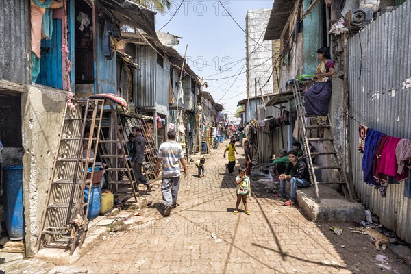 Dharavi in the middle of the city