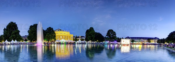 Summer festival in front of the opera house