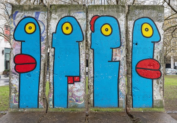 Graffiti on the remains of the Wall at Potsdamer Platz