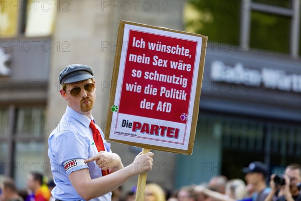 Ironic poster of the party DIE PARTEI