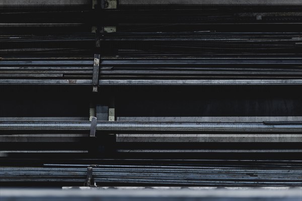 Metal being stored