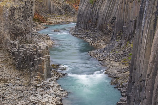 Joekla glacial river and basalt columns