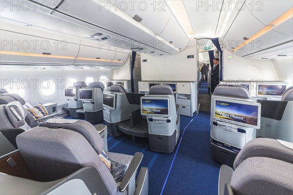 On board a new Airbus A350-900