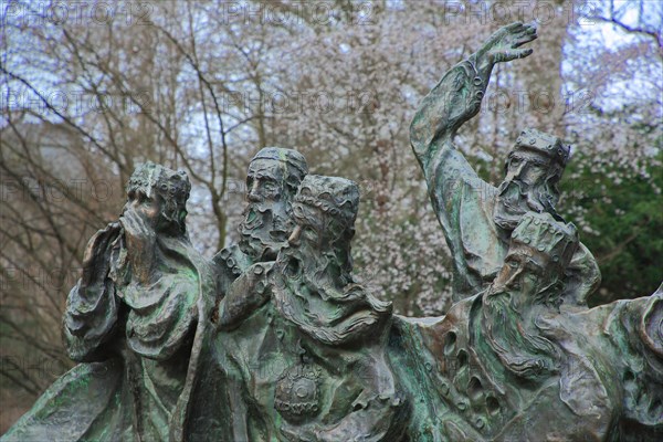 Sculpture Ferryman fetch over by Georg Guenther Zeuner 1987