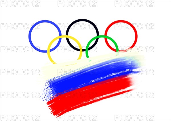 Symbolic of the participation of Russian athletes in the Olympics