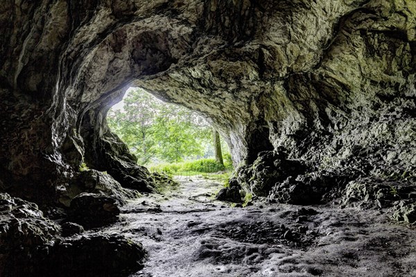 Hohlenstein-Stadel cave in the Swabian Alb