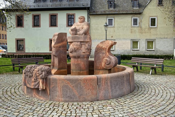 Stonemason's fountain by Volker Beier