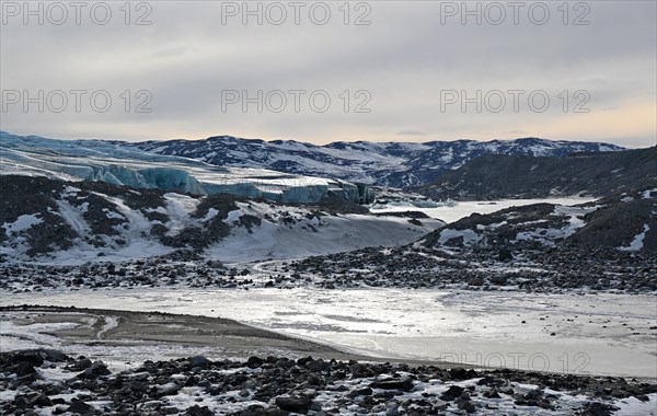 On the western border of the Greenland Ice Sheet near Kangerlussuaq