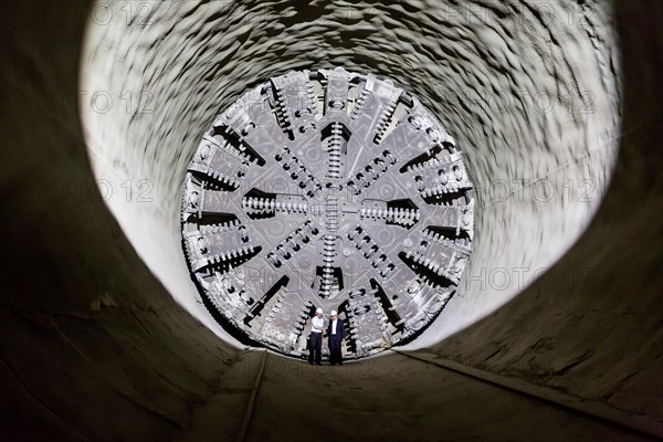 Filder Tunnel construction site