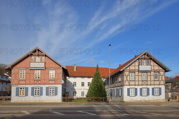 Historic building of organ manufacturer Gebrueder Link