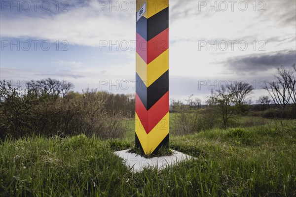 Border stone towards the Federal Republic of Germany