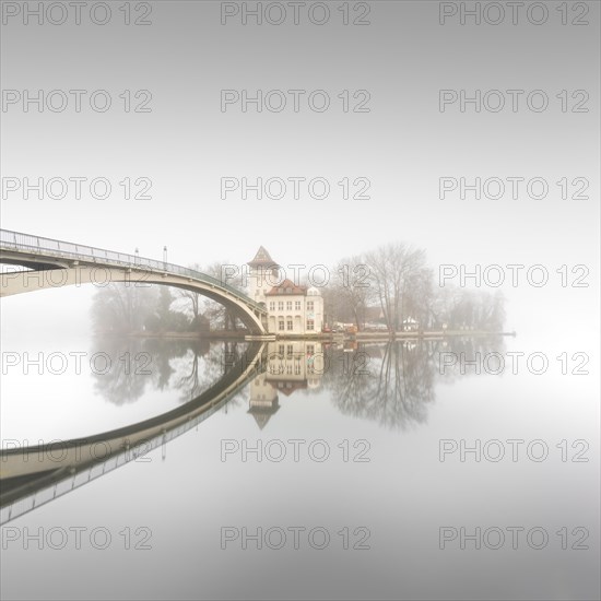 The Abbey Bridge connects Berlin Treptow Koepenick across the Spree with the Isle of Youth