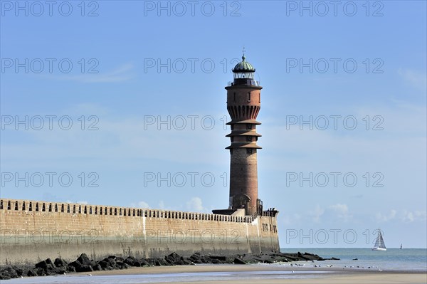 The lighthouse Feu de Saint-Pol at Dunkirk