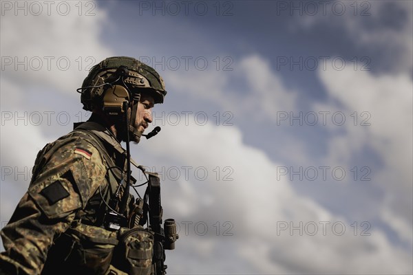 A soldier of the Bundeswehr