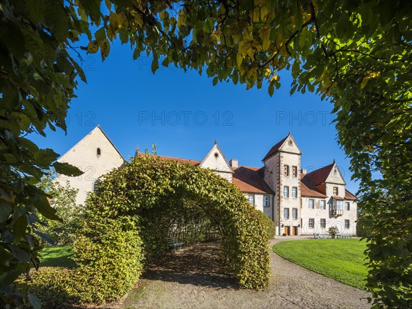 Arbour in the garden of Haydau Monastery