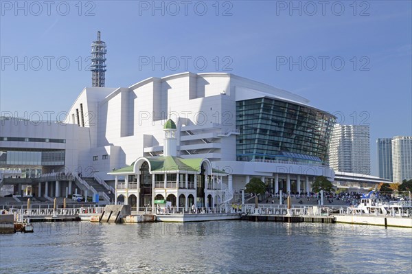 Pukari Sanbashi floating pier Minato Mirai 21 Yokohama Port Japan Asia