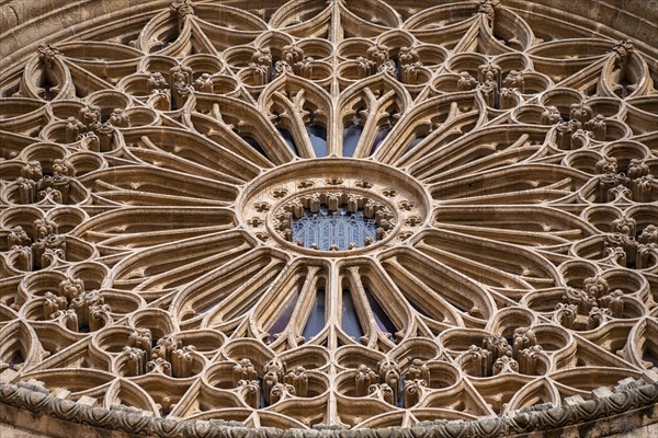 Ornate round window