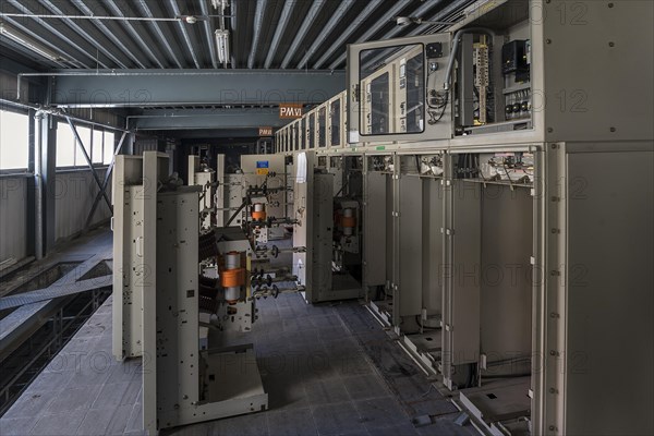 Power boxes of a former paper factory