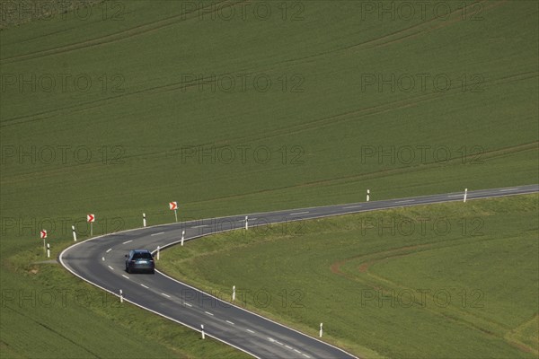 A car on a country road