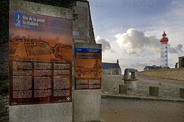 Lighthouse and abbey of Pointe Saint-Mathieu