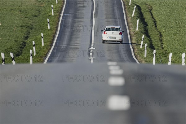 A car on a country road