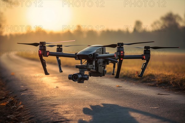 Drone in flight