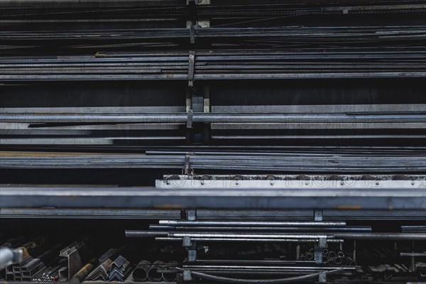 Metal being stored