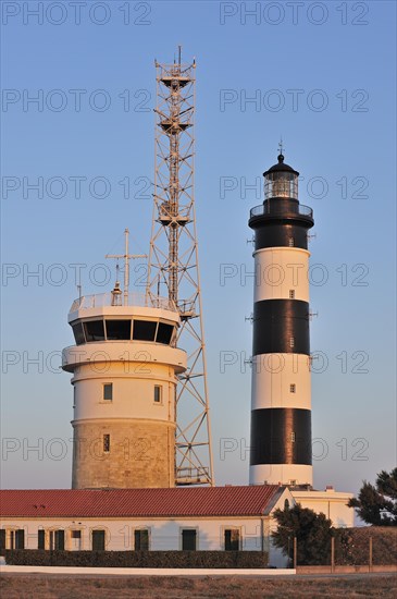 The lighthouse phare de Chassiron at Saint-Denis-dOleron on the island Ile dOleron