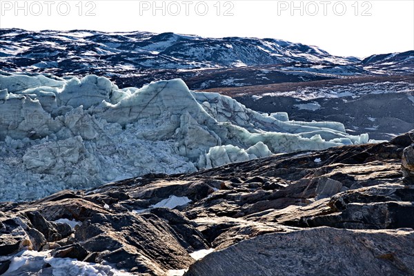 At the edge of the ice sheet near Kangerlussuaq