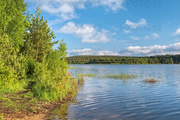 Heyda Dam in the Thuringian Forest