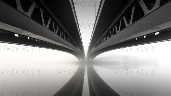 The Minna Todenhagen Bridge connects Oberschoeneweide with Niederschoeneweide in the Berlin district of Treptow-Koepenick