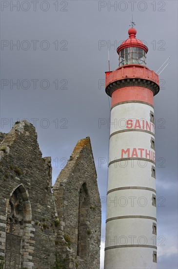 The Pointe Saint Mathieu with its lighthouse and abbey ruins