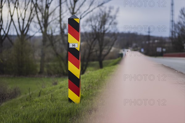 Border stone towards the Federal Republic of Germany