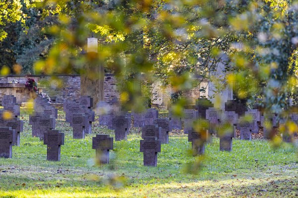 Cemetery in autumn