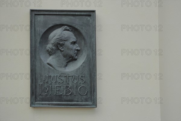 Relief and monument to Justus von Liebig