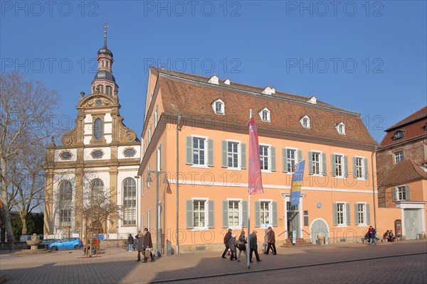 Baroque Trinity Church and late Baroque Sophie La Roche House