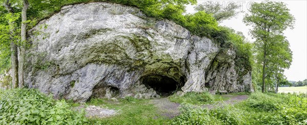 Hohlenstein-Stadel cave in the Swabian Alb