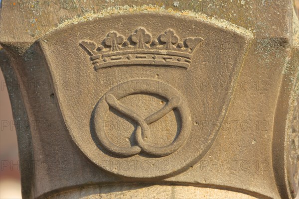 Historical bakery guild coat of arms