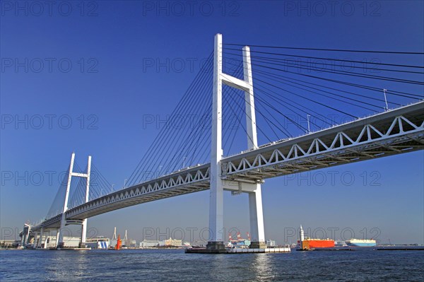 Yokohama Bay Bridge city of Yokohama Kanagawa Japan