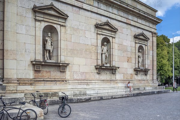 South facade with figures of Hadrian