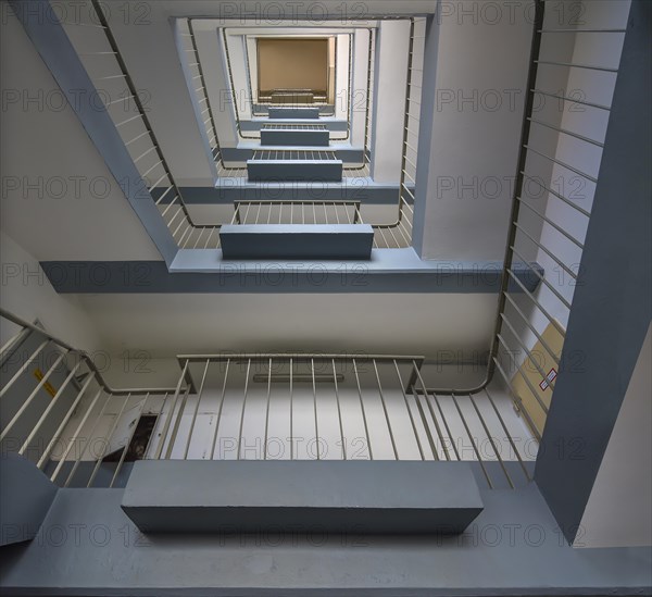 Art Deco staircase around 1920 in a former paper company